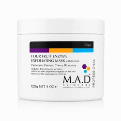 M.A.D Flex Four Fruit Enzyme Exfoliating Mask Peeling eznymatyczno-mechaniczny 120g