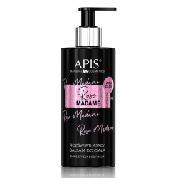 Apis ROSE MADAME Rozświetlajacy balsam do ciała z drobinkami 300ml