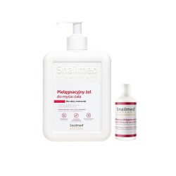 Snailmed Pielęgnacyjny żel do mycia ciała 300ml + żel do mycia twarzy 20ml gratis