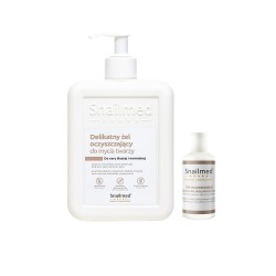 Snailmed Delikatny żel oczyszczający do mycia twarzy 300ml + żel do mycia ciała 20ml gratis