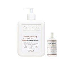 Snailmed Żel oczyszczający do mycia ciała 300ml + żel oczyszczający do twarzy 20ml gratis
