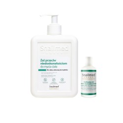 Snailmed Żel do mycia ciała przeciw niedoskonałościom 300ml + żel do mycia twarzy 20ml gratis