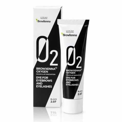 Brow Henna® Oxygen O2 Farbka do brwi i rzęs 2.07 Czarny 15ml