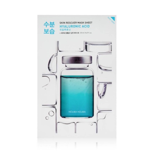 Holika Holika Skin Rescue Mask Sheet Hyaluronic Acid - Maska nawadniająca w płachcie z kwasem hialuronowym 1szt. 