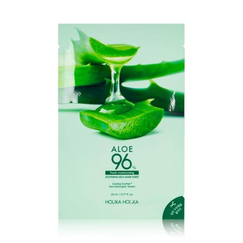 Holika Holika Aloe Soothing Jelly Mask AD Fresh - Maseczka aloesowa do twarzy w płachcie 1szt. 