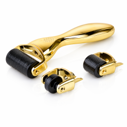 Derma Roller Gold 3w1 (1200-1,5mm, 600-0,5mm, 180-0,25mm)