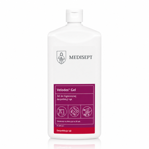 MEDISEPT Velodes Gel - Żel do dezynfekcji rąk 500ml