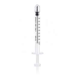 Strzykawki SOL-M 1ml Luer Lock (PP) bez igły, skalowane co 0,01ml - 10szt.