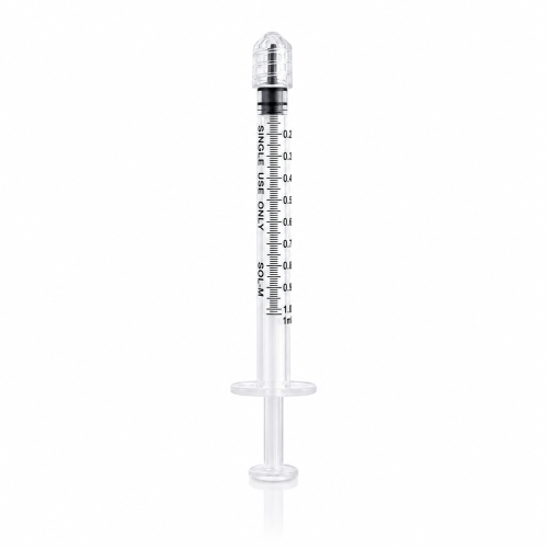 Strzykawki SOL-M 1ml Luer Lock (PP) bez igły, skalowane co 0,01ml - 10szt.