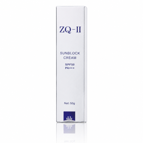 ZQ-II Sunblock Cream - Filtr przeciwsłoneczny, nano TiO2, SPF50 PA+++ 50g