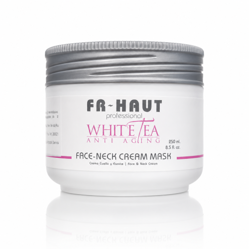 FR-HAUT White Tea Face-Neck Cream Mask - Maska dla skór dojrzałych poprawiająca owal twarzy 250ml