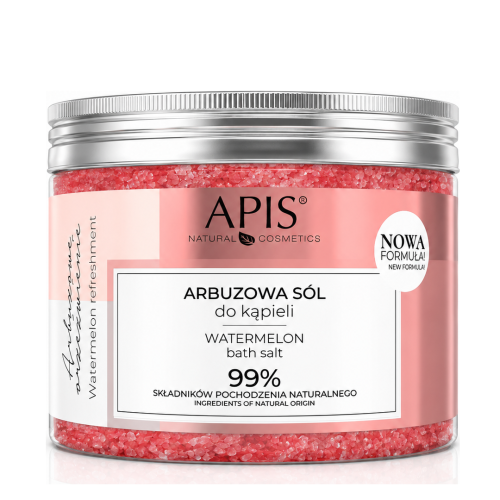 Apis Arbuzowe Orzeźwienie Arbuzowa sól do kąpieli 650g