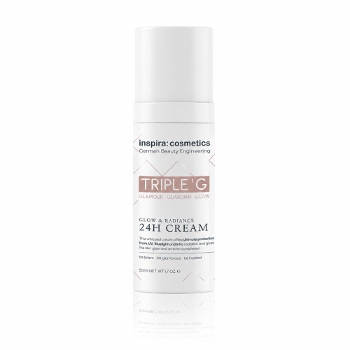 Inspira:med TRIPLE'G Glow & Radiance 24H Cream - Krem rozświetlający z ochroną przed promieniowaniem UV i niebieskim światłem 100ml