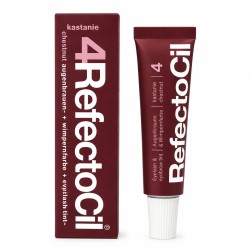 RefectoCil 4 - CHESTNUT - kasztanowa henna do brwi i rzęs 15ml