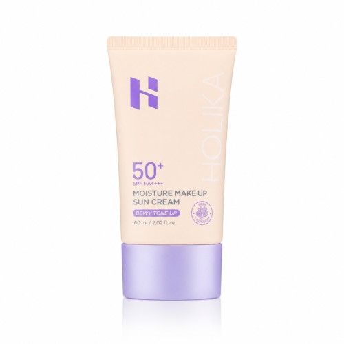 Holika Holika Moisture Make Up Sun Cream - Tonująco-nawilżający krem z wysokim filtrem UV do skóry normalnej i suchej 60 ml 