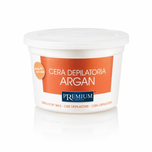 PREMIUM textile Wosk do depilacji w puszce - argan 350 ml 