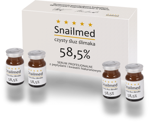 SNAILMED Czysty śluz ślimaka 58,5% SERUM BIAŁE 1x8ml