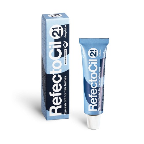 RefectoCil 2.1 - DEEP BLUE - głęboko-niebieska henna do brwi i rzęs 15ml