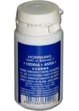 HENNA ANNA - Henna czarna w proszku 50g 