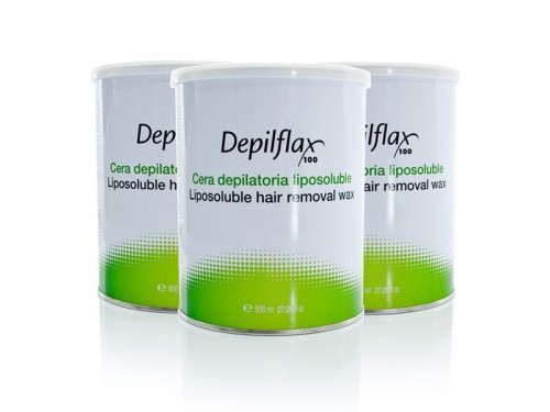 DEPILFLAX 100 Wosk do depilacji PUSZKA 800ml - azulen