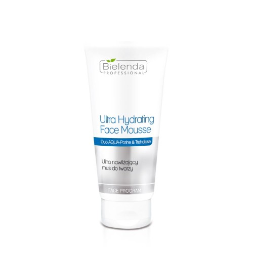 Bielenda  Professional AQUA - PORIN ULTRA EFFECT Ultra nawilżający mus do twarzy 150g