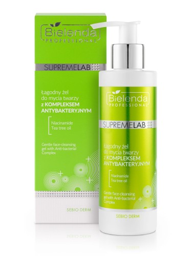 Bielenda Łagodny żel do mycia twarzy z kompleksem antybakteryjnym 200g