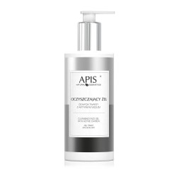 Apis Professional Oczyszczający Żel do Mycia Twarzy z Aktywnym Węglem 300ml