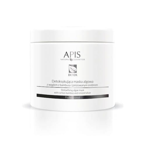 Apis Professional Detox Detoksykująca Maska Algowa z Węglem z Bambusa i Jonizowanym Srebrem 200g
