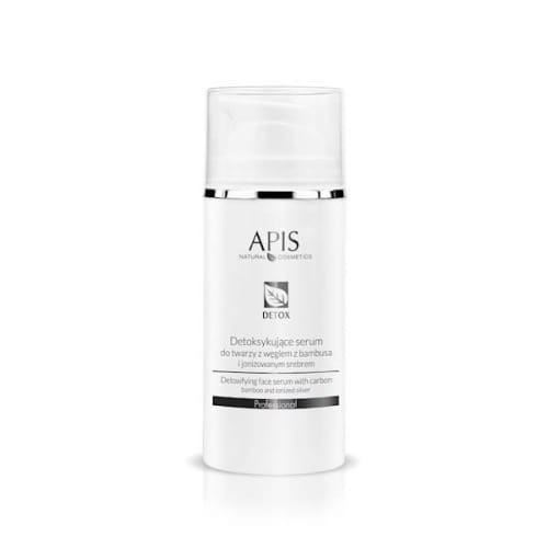 Apis Professional Detox Detoksykujące Serum do Twarzy z Węglem z Bambusa i Jonizowanym Srebrem 100ml