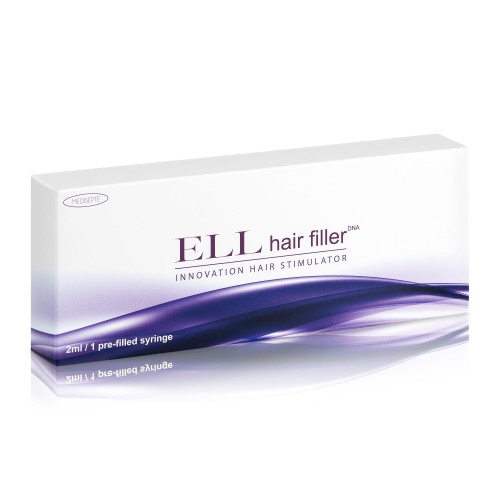 ELL hair DNA - żel polinukleotydowy z kwasem hialuronowym i peptydami do zabiegów trychologicznych 1x2ml 